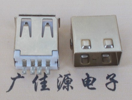  usb2.0焊線式帶鐵殼護(hù)套,內(nèi)部帶接地線腳