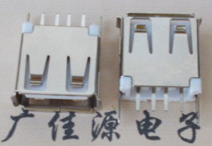 供應(yīng)usb2.0立式插板,銅/鐵殼/直邊/卷邊/直插腳