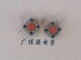 6*6*4.3紅頭輕觸按鍵開關(guān),6.2x6.2x5邊二腳金屬彈片按鍵開關(guān)