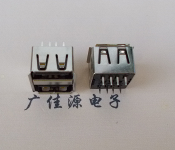 USB2.0AF雙層180度體長10.0MM,接口處無彈片卷口