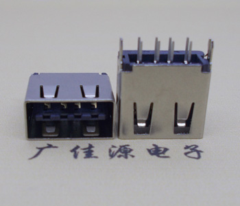 雙面插USB母座,USB 2.0 A 雙向直插母座板端DIP廠家