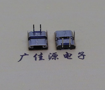 邁克MICRO 2P V8電源充電母座 引腳端子90度插板