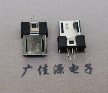 micro usb 5p立插公座/無卡鉤插頭