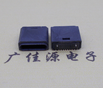 蘋果立式夾板0.65mm母座,H=6.5mm兩腳插板