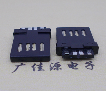 usb2.0雙面插焊線膠芯,正反4p端鍍金公座