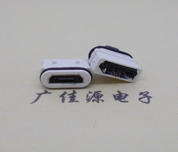 直立插micro usb防水ipx7連接器,主體高6.35mm防水母座 直立插micro usb防水ipx7連接器,主體高6.35mm防水母座