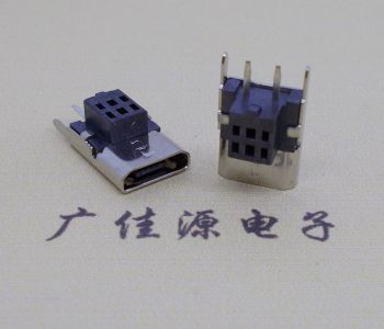 直立插板結(jié)構(gòu)micro 2p母座簡(jiǎn)易充電usb連接器