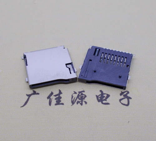 TF卡座反向沉板1.1內(nèi)焊9p自彈式小內(nèi)存PUSH卡座