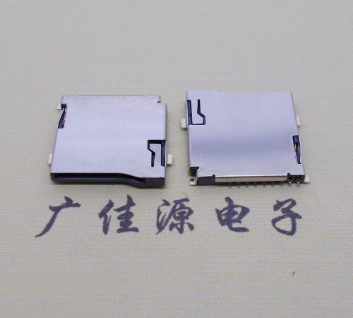 TF PUSH 外焊9pin卡座(自彈)SD手機(jī)讀卡器卡座